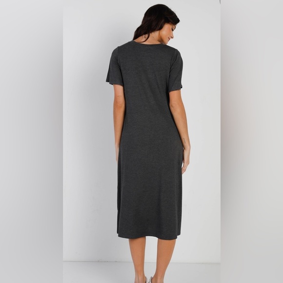 Short Sleeve Midi Dress - Picture 3 of 3